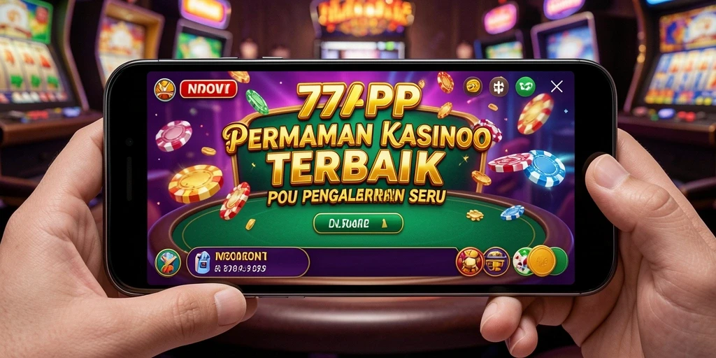 Tampilan gameplay seru di 77RP dengan berbagai pilihan permainan Kasino.