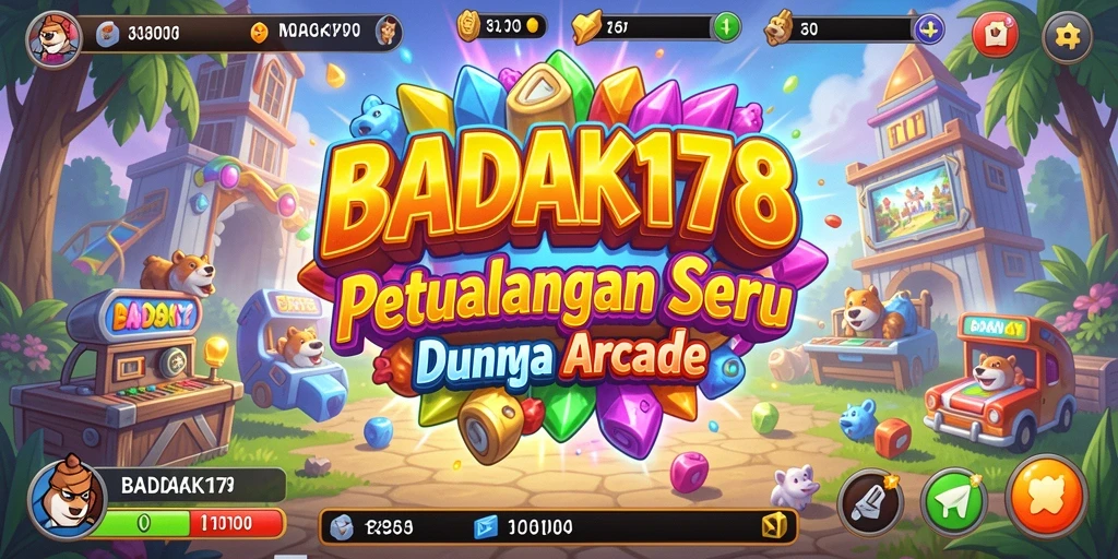 Tangkapan layar menunjukkan gameplay seru dari BADAK178 yang menantang.