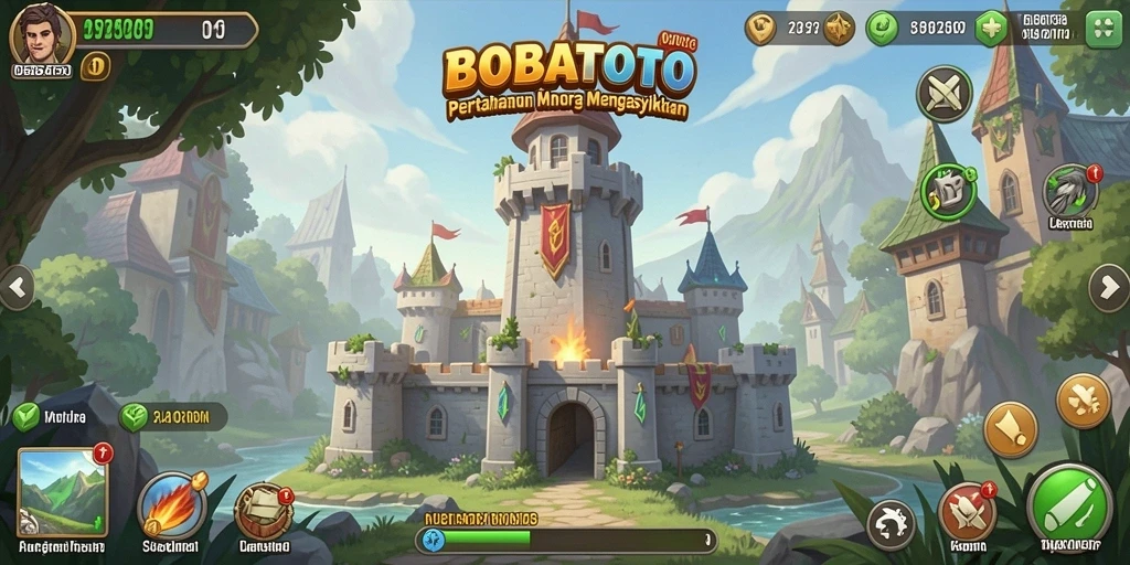 Tampilan gameplay BOBATOTO yang menantang dan strategis.