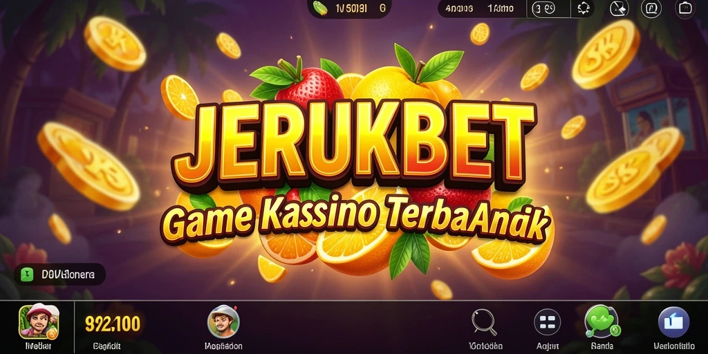 Screenshot permainan Kasino JERUKBET dengan tampilan grafis yang menarik.