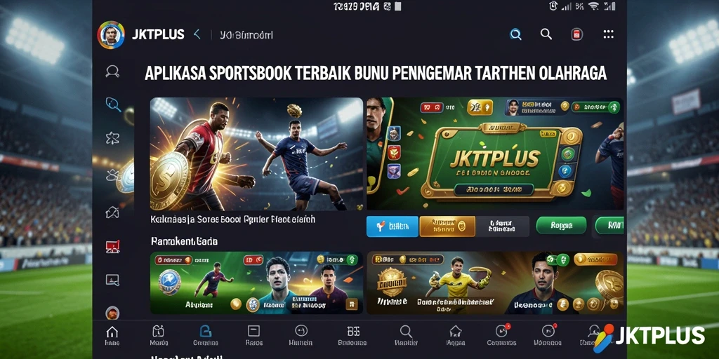 Tampilan screenshot JKTPLUS menampilkan pengalaman taruhan olahraga yang interaktif dan mengasyikkan.