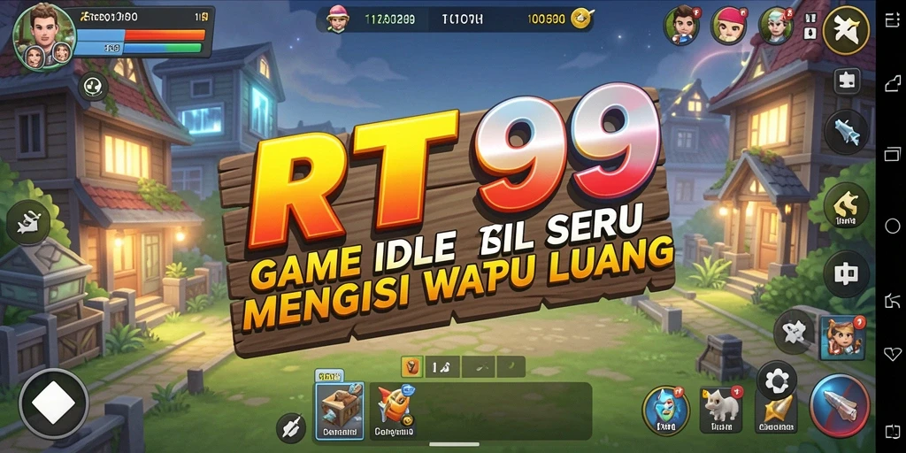 Screenshot gameplay RT99 yang menampilkan keseruan permainan Idle.