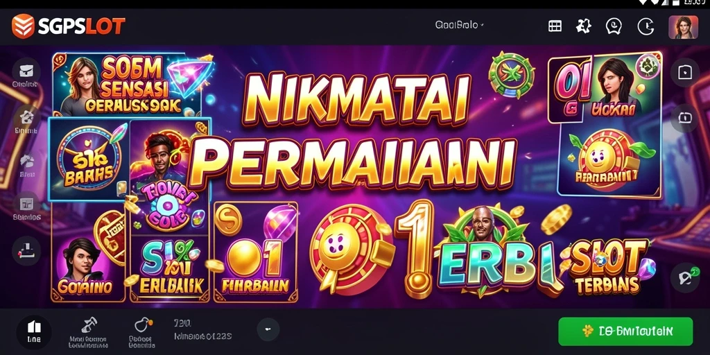 Screenshot gameplay SGPSLOT menampilkan keseruan dan grafis menarik.