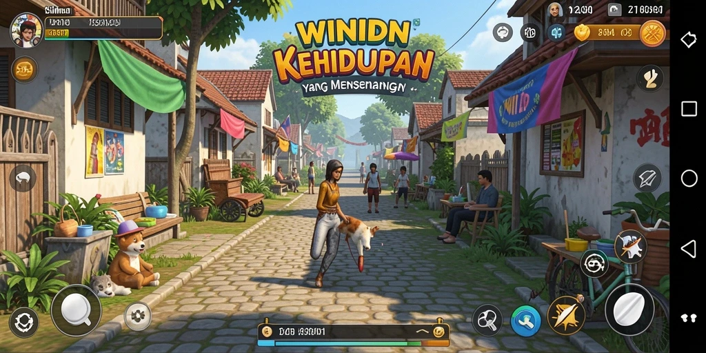 Tampilan gameplay WINIDN yang menarik dan interaktif.