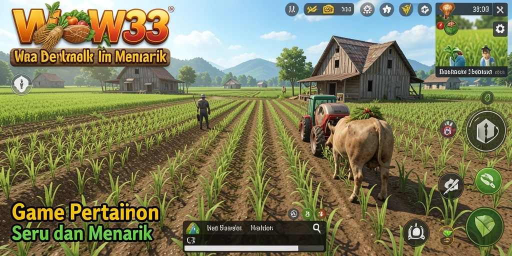Tampilan gameplay WOW33 yang seru dan penuh warna.